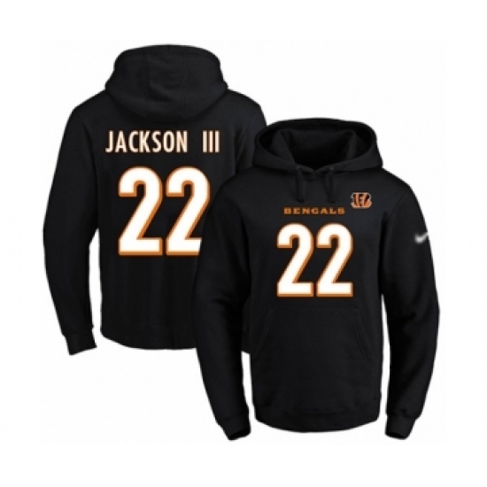 Football Mens Cincinnati Bengals 22 William Jackson Black Name Number Pullover Hoodie Football Mens Cincinnati Bengals 22 William Jackson Black Name Number Pullover Hoodie