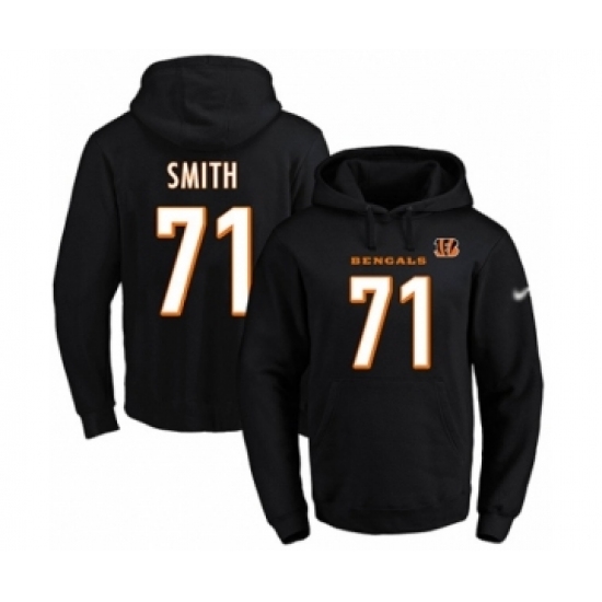 Football Mens Cincinnati Bengals 71 Andre Smith Black Name Number Pullover Hoodie Football Mens Cincinnati Bengals 71 Andre Smith Black Name Number Pullover Hoodie