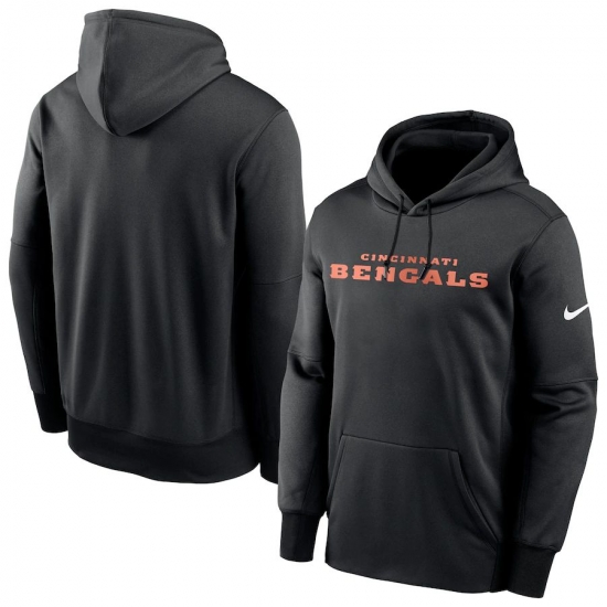 Men Cincinnati Bengals Nike Fan Gear Wordmark Performance Pullover Hoodie Black Men Cincinnati Bengals Nike Fan Gear Wordmark Performance Pullover Hoodie Black
