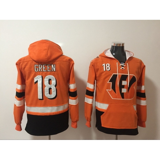 NFL Men Cincinnati Bengals 18 A J Green Stitched Hoodie NFL Men Cincinnati Bengals 18 A J Green Stitched Hoodie
