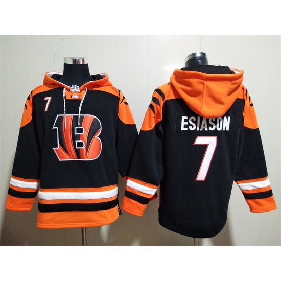 NFL Men Cincinnati Bengals 7 Boomer Esiason Stitched Hoodie NFL Men Cincinnati Bengals 7 Boomer Esiason Stitched Hoodie