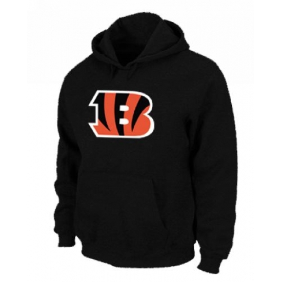 NFL Mens Nike Cincinnati Bengals Logo Pullover Hoodie Black NFL Mens Nike Cincinnati Bengals Logo Pullover Hoodie Black