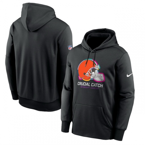 Men Cleveland Browns Black 2024 Crucial Catch Club Pullover Hoodie Men Cleveland Browns Black 2024 Crucial Catch Club Pullover Hoodie