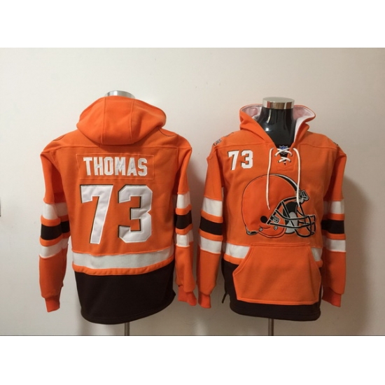 Men Nike Cleveland Browns Joe Thomas 73 NFL Winter Thick Hoodie Men Nike Cleveland Browns Joe Thomas 73 NFL Winter Thick Hoodie