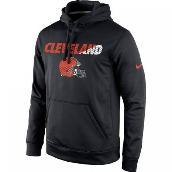 NFL Mens Cleveland Browns Nike Black Kick Off Staff Performance Pullover Hoodie NFL Mens Cleveland Browns Nike Black Kick Off Staff Performance Pullover Hoodie