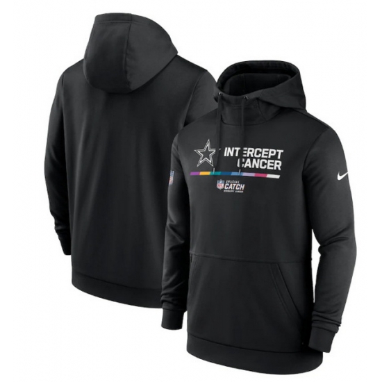Men Dallas Cowboys 2022 Black Crucial Catch Therma Performance Pullover Hoodie Men Dallas Cowboys 2022 Black Crucial Catch Therma Performance Pullover Hoodie