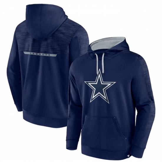 Men Dallas Cowboys Navy Defender Evo Pullover Hoodie Men Dallas Cowboys Navy Defender Evo Pullover Hoodie