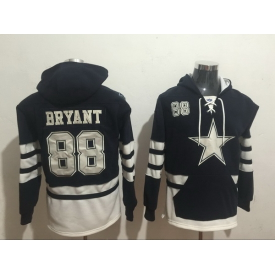 Men Nike Dallas Cowboys Dez Bryant 88 NFL Winter Thick Hoodie Men Nike Dallas Cowboys Dez Bryant 88 NFL Winter Thick Hoodie