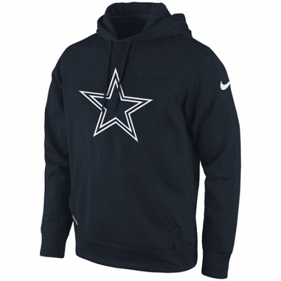 NFL Dallas Cowboys Nike KO Logo Essential Pullover Hoodie Navy NFL Dallas Cowboys Nike KO Logo Essential Pullover Hoodie Navy