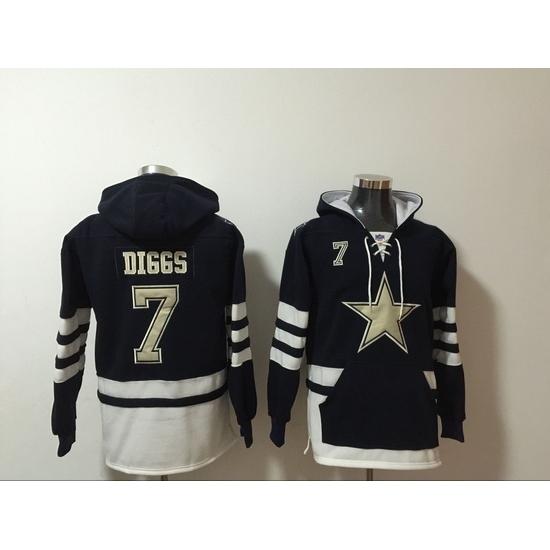 NFL Men Dallas Cowboys 7 Trevon Diggs Stitched Hoodie NFL Men Dallas Cowboys 7 Trevon Diggs Stitched Hoodie