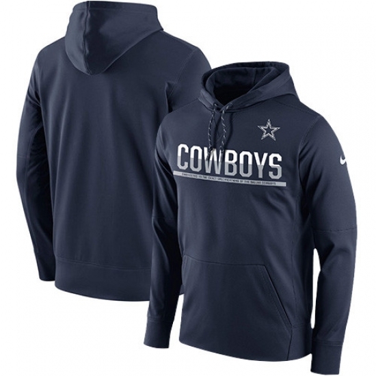 NFL Mens Dallas Cowboys Nike Navy Sideline Circuit Pullover Performance Hoodie NFL Mens Dallas Cowboys Nike Navy Sideline Circuit Pullover Performance Hoodie