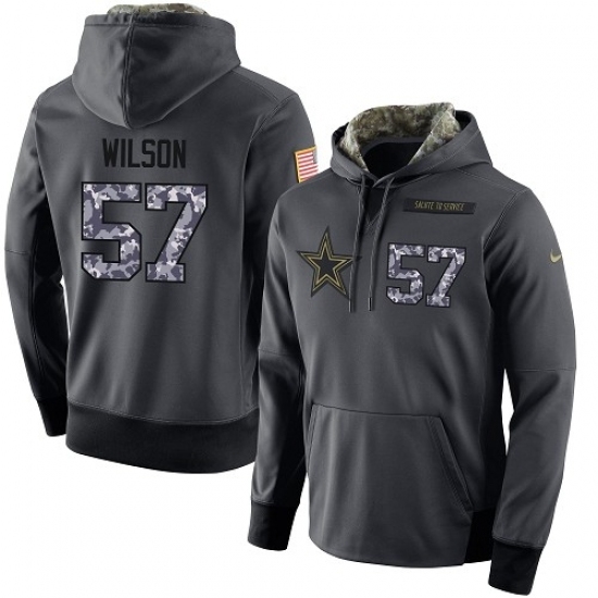 NFL Mens Nike Dallas Cowboys 57 Damien Wilson Stitched Black Anthracite Salute to Service Player Performance Hoodie NFL Mens Nike Dallas Cowboys 57 Damien Wilson Stitched Black Anthracite Salute to Service Player Performance Hoodie
