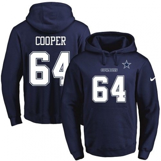 NFL Mens Nike Dallas Cowboys 64 Jonathan Cooper Navy Blue Name Number Pullover Hoodie NFL Mens Nike Dallas Cowboys 64 Jonathan Cooper Navy Blue Name Number Pullover Hoodie