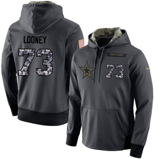 NFL Mens Nike Dallas Cowboys 73 Joe Looney Stitched Black Anthracite Salute to Service Player Performance Hoodie NFL Mens Nike Dallas Cowboys 73 Joe Looney Stitched Black Anthracite Salute to Service Player Performance Hoodie