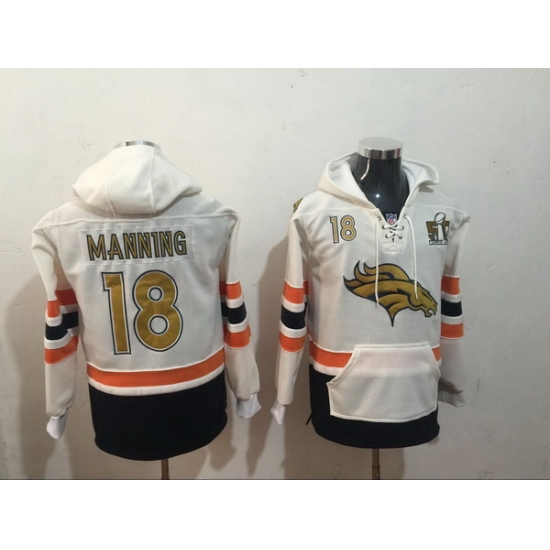 Men Nike Denver Broncos Peyton Manning 18 NFL Winter Thick Hoodie Men Nike Denver Broncos Peyton Manning 18 NFL Winter Thick Hoodie