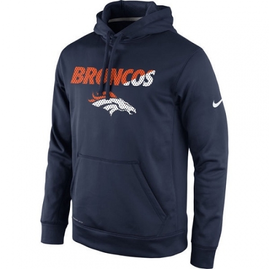 Mens NFL Denver Broncos Nike Navy Kick Off Staff Performance Pullover Hoodie Mens NFL Denver Broncos Nike Navy Kick Off Staff Performance Pullover Hoodie