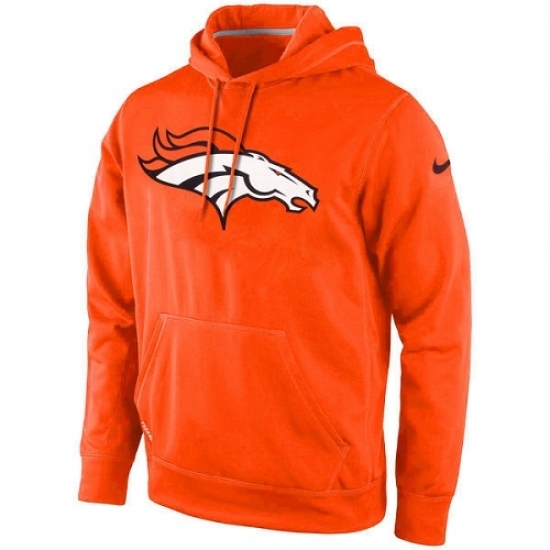 Mens NFL Denver Broncos Nike Orange KO Logo Essential Hoodie Mens NFL Denver Broncos Nike Orange KO Logo Essential Hoodie