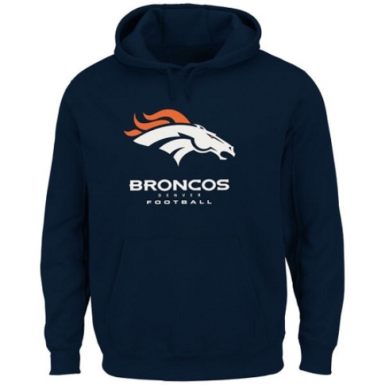 NFL Denver Broncos Critical Victory Pullover Hoodie Navy Blue NFL Denver Broncos Critical Victory Pullover Hoodie Navy Blue