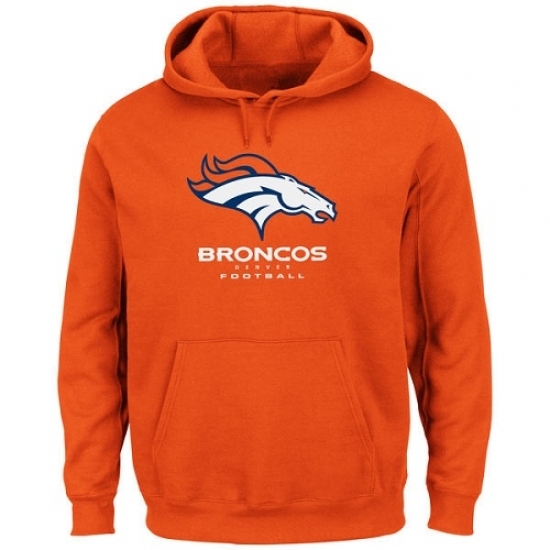 NFL Denver Broncos Critical Victory Pullover Hoodie Orange NFL Denver Broncos Critical Victory Pullover Hoodie Orange