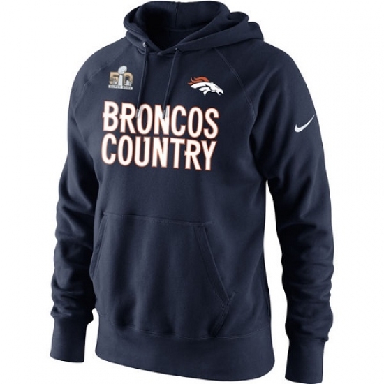 NFL Denver Broncos Nike 2015 AFC Conference Champions Broncos Country Hoodie Navy NFL Denver Broncos Nike 2015 AFC Conference Champions Broncos Country Hoodie Navy
