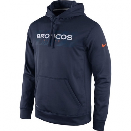 NFL Denver Broncos Nike KO Speed Wordmark Performance Hoodie NFL Denver Broncos Nike KO Speed Wordmark Performance Hoodie