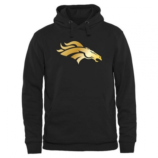 NFL Mens Denver Broncos Pro Line Black Gold Collection Pullover Hoodie NFL Mens Denver Broncos Pro Line Black Gold Collection Pullover Hoodie