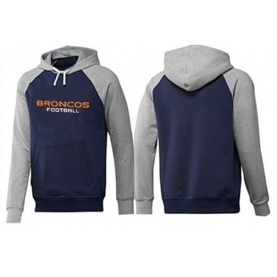 NFL Mens Nike Denver Broncos Font Pullover Hoodie BlueGrey NFL Mens Nike Denver Broncos Font Pullover Hoodie BlueGrey