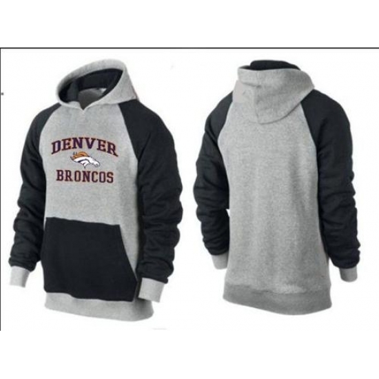 NFL Mens Nike Denver Broncos Heart Soul Pullover Hoodie GreyBlack NFL Mens Nike Denver Broncos Heart Soul Pullover Hoodie GreyBlack