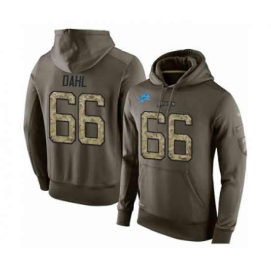Football Mens Detroit Lions 66 Joe Dahl Green Salute To Service Pullover Hoodie Football Mens Detroit Lions 66 Joe Dahl Green Salute To Service Pullover Hoodie