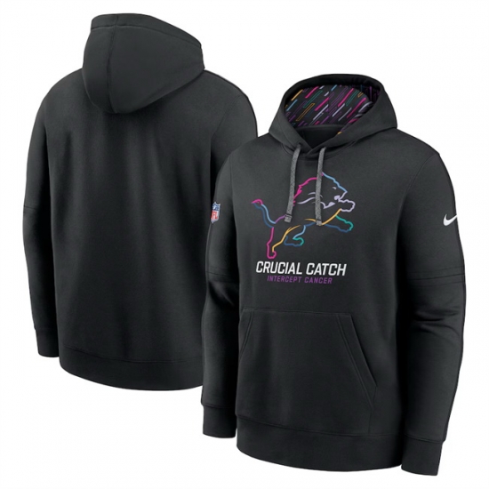 Men Detroit Lions Black 2024 Crucial Catch Club Pullover Hoodie Men Detroit Lions Black 2024 Crucial Catch Club Pullover Hoodie