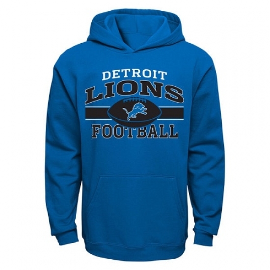NFL Detroit Lions Long Pass Pullover Hoodie Light Blue NFL Detroit Lions Long Pass Pullover Hoodie Light Blue