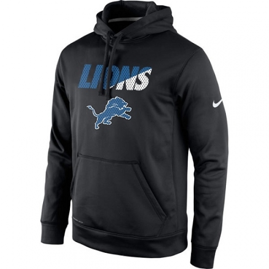 NFL Mens Detroit Lions Nike Black Kick Off Staff Performance Pullover Hoodie NFL Mens Detroit Lions Nike Black Kick Off Staff Performance Pullover Hoodie