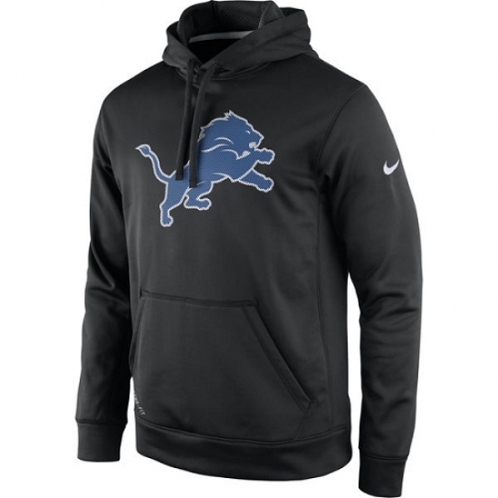 NFL Mens Detroit Lions Nike Black Practice Performance Pullover Hoodie NFL Mens Detroit Lions Nike Black Practice Performance Pullover Hoodie