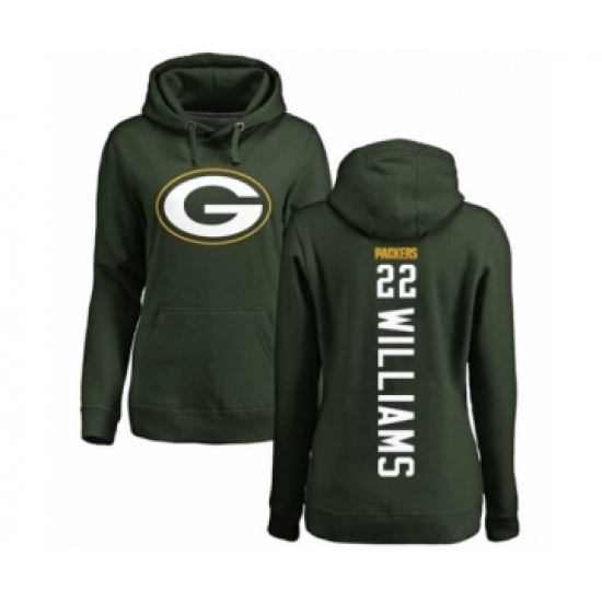 Football Womens Green Bay Packers 22 Dexter Williams Green Backer Hoodie Football Womens Green Bay Packers 22 Dexter Williams Green Backer Hoodie