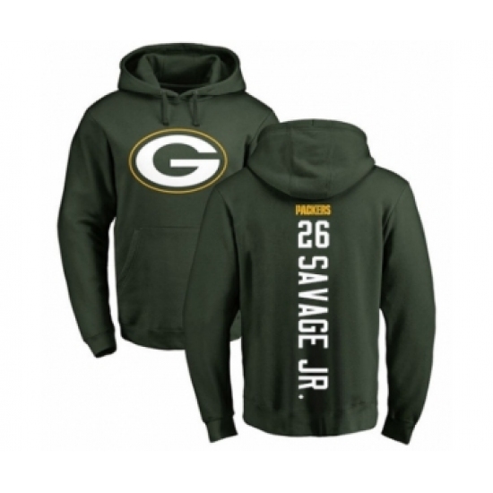 Football Green Bay Packers 26 Darnell Savage Jr Green Backer Hoodie Football Green Bay Packers 26 Darnell Savage Jr Green Backer Hoodie