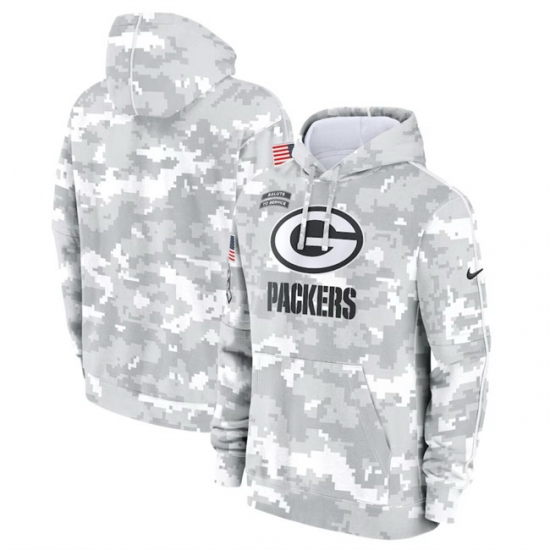 Men Green Bay Packers 2024 Arctic Camo Salute To Service Club Fleece Pullover Stitched Hoodie Men Green Bay Packers 2024 Arctic Camo Salute To Service Club Fleece Pullover Stitched Hoodie