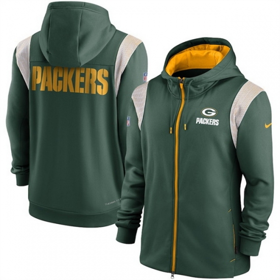 Men Green Bay Packers Green Zipper Hoodie Men Green Bay Packers Green Zipper Hoodie