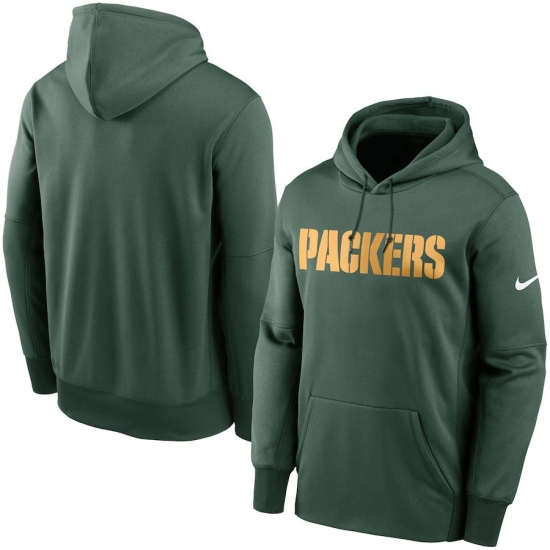 Men Green Bay Packers Nike Fan Gear Wordmark Performance Pullover Hoodie Green Men Green Bay Packers Nike Fan Gear Wordmark Performance Pullover Hoodie Green