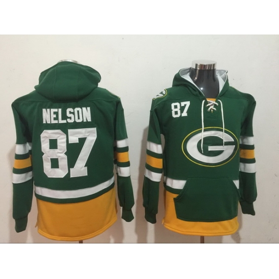 Men Nike Green Bay Packers Jordy Nelson 87 NFL Winter Thick Hoodie Men Nike Green Bay Packers Jordy Nelson 87 NFL Winter Thick Hoodie