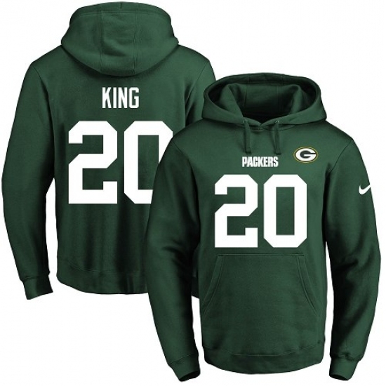 NFL Mens Nike Green Bay Packers 20 Kevin King Green Name Number Pullover Hoodie NFL Mens Nike Green Bay Packers 20 Kevin King Green Name Number Pullover Hoodie