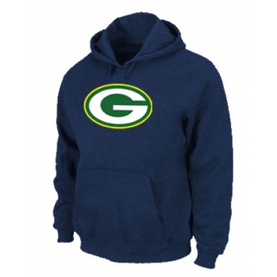 NFL Mens Nike Green Bay Packers Logo Pullover Hoodie Navy NFL Mens Nike Green Bay Packers Logo Pullover Hoodie Navy