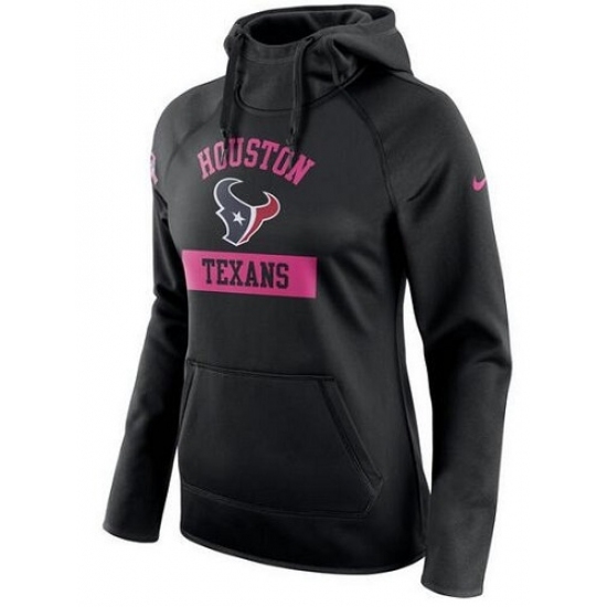 NFL Houston Texans Nike Womens Breast Cancer Awareness Circuit Performance Pullover Hoodie Black NFL Houston Texans Nike Womens Breast Cancer Awareness Circuit Performance Pullover Hoodie Black