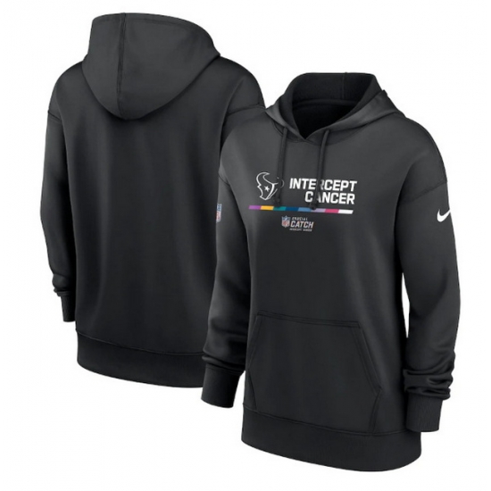 Women Houston Texans 2022 Black NFL Crucial Catch Therma Performance Pullover Hoodie Women Houston Texans 2022 Black NFL Crucial Catch Therma Performance Pullover Hoodie