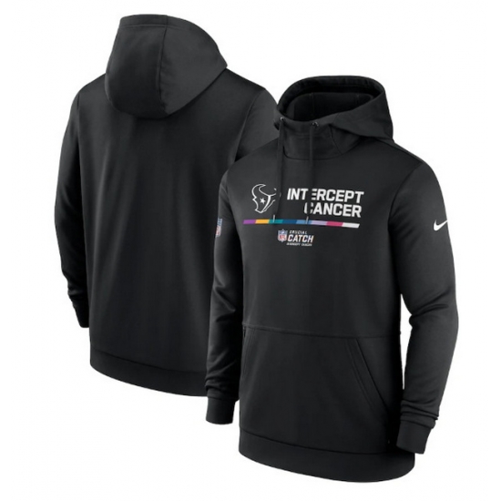 Men Houston Texans 2022 Black Crucial Catch Therma Performance Pullover Hoodie Men Houston Texans 2022 Black Crucial Catch Therma Performance Pullover Hoodie