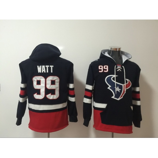Men Nike Houston Texans J.J. Watt 99 NFL Winter Thick Hoodie Men Nike Houston Texans J.J. Watt 99 NFL Winter Thick Hoodie