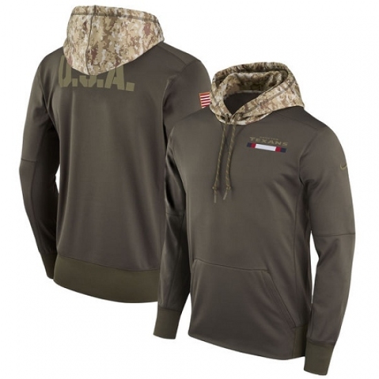 NFL Mens Houston Texans Nike Olive Salute to Service Sideline Therma Pullover Hoodie NFL Mens Houston Texans Nike Olive Salute to Service Sideline Therma Pullover Hoodie