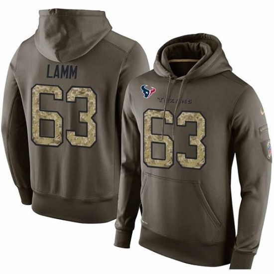 NFL Nike Houston Texans 63 Kendall Lamm Green Salute To Service Mens Pullover Hoodie NFL Nike Houston Texans 63 Kendall Lamm Green Salute To Service Mens Pullover Hoodie