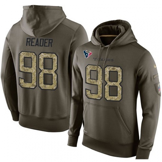 NFL Nike Houston Texans 98 DJ Reader Green Salute To Service Mens Pullover Hoodie NFL Nike Houston Texans 98 DJ Reader Green Salute To Service Mens Pullover Hoodie