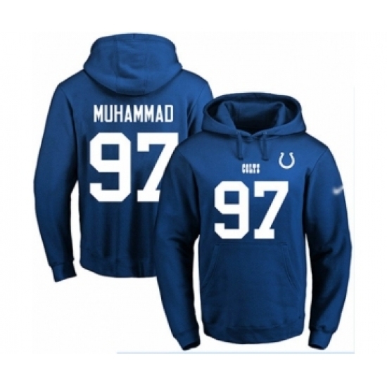 Football Mens Indianapolis Colts 97 Al Quadin Muhammad Royal Blue Name Number Pullover Hoodie Football Mens Indianapolis Colts 97 Al Quadin Muhammad Royal Blue Name Number Pullover Hoodie