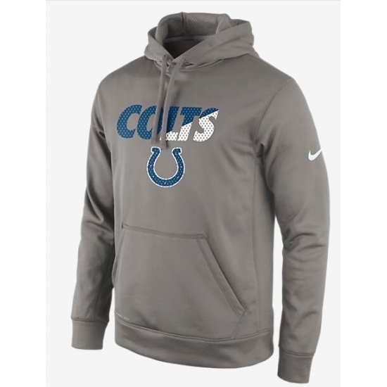 NFL Mens Indianapolis Colts Nike Gray Kick Off Staff Performance Pullover Hoodie NFL Mens Indianapolis Colts Nike Gray Kick Off Staff Performance Pullover Hoodie